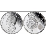 España Spain Euros conmemorativo S. M. el Rey Felipe VI 30 euros  2014 