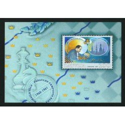 AJZ1 Letonia Latvia HB 13 2001 Ajedrez MNH AJZ1 Letonia Latvia HB 13 2001 Ajedrez MNH