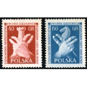 AJZ1  Polonia Poland  Nº 845/46   1956   MH