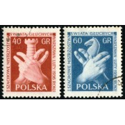 AJZ1  Polonia Poland  Nº 845/46   1956  Usada