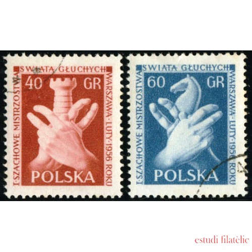 AJZ1  Polonia Poland  Nº 845/46   1956  Usada