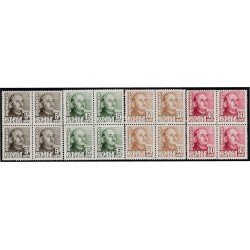 España Spain 1020/3 1948/54 BL.4 General Franco MNH España Spain 1020/3 1948/54 BL.4 General Franco MNH