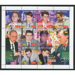 AJZ1 Santo Tomé HB 2004 Ajedrez MNH AJZ1 Santo Tomé HB 2004 Ajedrez MNH