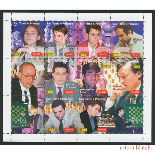 AJZ1  Santo Tomé  HB  2004 Ajedrez MNH