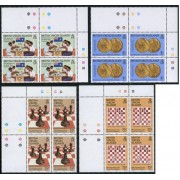 AJZ2 I.Vírgernes 474/77 Bl.4  1984  Ajedrez MNH