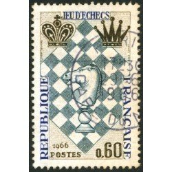 AJZ2 Francia France Nº 1480 1542 1154 1966 Ajedrez Used AJZ2 Francia France Nº 1480 1542 1154 1966 Ajedrez Used
