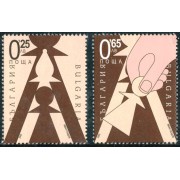 AJZ2  Bulgaria Bulgary  sellos procendentes de HB 207  2002   MNH