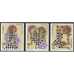 AJZ2 Somalia 638/40 1998 Ajedrez MNH AJZ2 Somalia 638/40 1998 Ajedrez MNH