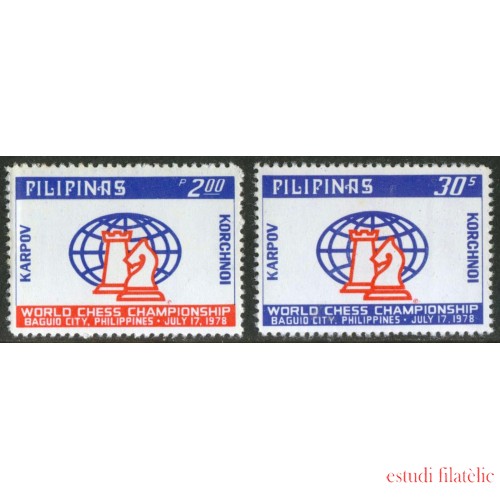 AJZ1 Filipinas Philippines  Nº 1070/71  1978   MNH