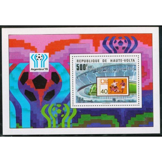 DEP1 Alto Volta HB 13 deportes fútbol MNH DEP1 Alto Volta HB 13 deportes fútbol MNH
