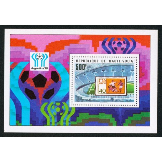 DEP1 Alto Volta HB 9 deportes fútbol MNH DEP1 Alto Volta HB 9 deportes fútbol MNH