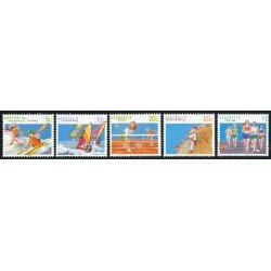 DEP1 Australia Nº 1140/44 deportes tenis kayking MNH DEP1 Australia Nº 1140/44 deportes tenis kayking MNH