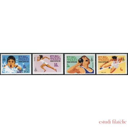 DEP1 Maldivas Maldives 810/13 MNH