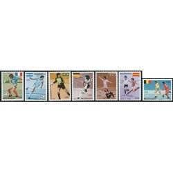 Nicaragua A- 1158/64 1986 Mexico 86 Copa del mundo de fútbol MNH Nicaragua A- 1158/64 1986 Mexico 86 Copa del mundo de fútbol MNH