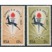 DEP1/FAU4  Sudáfrica South Africa  Nº 318/19   1969  Deportes MNH