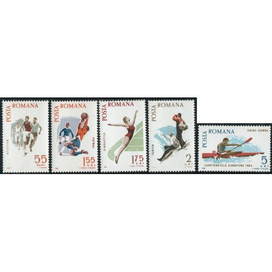 DEP1 Rumanía Romania Nº 2170/74 1965 MNH DEP1 Rumanía Romania Nº 2170/74 1965 MNH