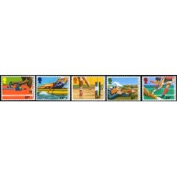DEP1 Gran Bretaña 1231/35 1986 Juegos de la Commonwealth MNH DEP1 Gran Bretaña 1231/35 1986 Juegos de la Commonwealth MNH