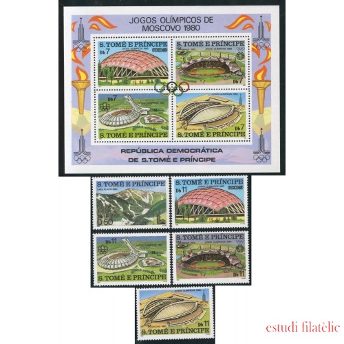 DEP1 Santo Tomás y Príncipe Nº 598/02 + HB 18    MNH