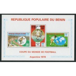 DEP1 Benín HB 28 deportes fútbol MNH DEP1 Benín HB 28 deportes fútbol MNH