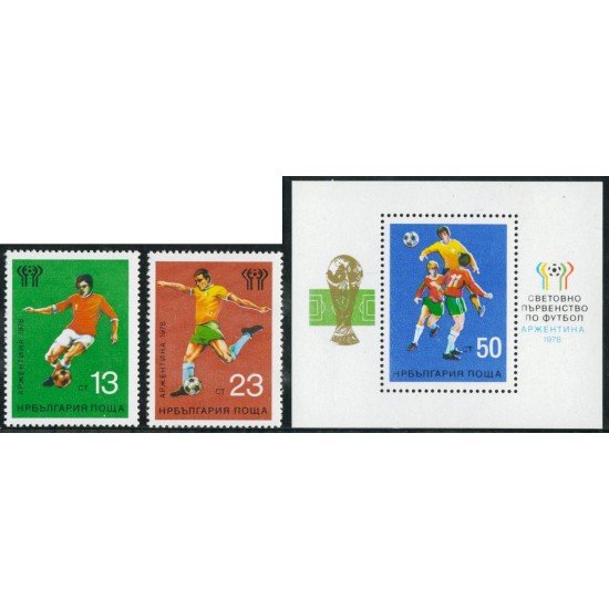 DEP1 Bulgaria Bulgary Nº 2359/60 + HB 73 1978 MNH DEP1 Bulgaria Bulgary Nº 2359/60 + HB 73 1978 MNH