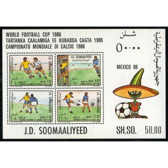 DEP1 Somalia HB 20 1986 MNH DEP1 Somalia HB 20 1986 MNH
