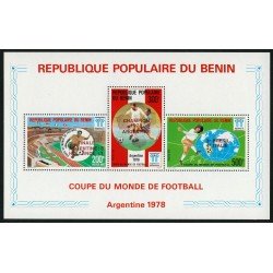 DEP1 Benín HB 27 deportes fútbol MNH DEP1 Benín HB 27 deportes fútbol MNH