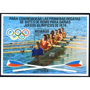 Nicaragua HB 128 1976 Conmemoración de regatas de botes para damas MNH