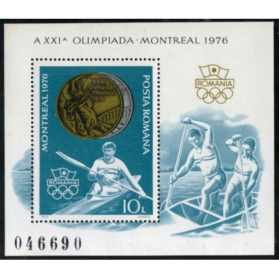 DEP1 Rumanía Romania HB 127 1976 MNH DEP1 Rumanía Romania HB 127 1976 MNH