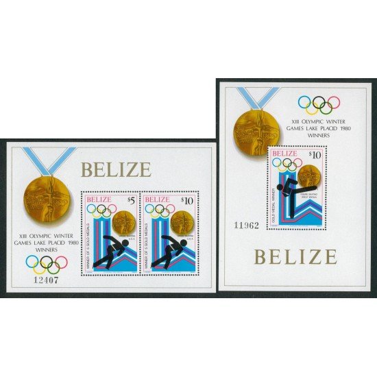 DEP2 Belize 487/94 + HB 20/21 deportes MNH DEP2 Belize 487/94 + HB 20/21 deportes MNH