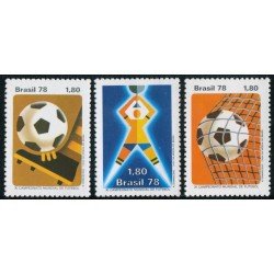Brasil Brazil 1302/04 IX Campeonato Mundial de Fútbol Football MNH Brasil Brazil 1302/04 IX Campeonato Mundial de Fútbol Football MNH