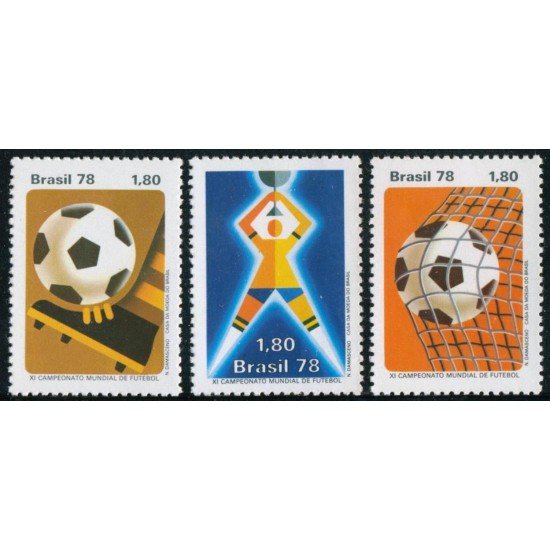 Brasil Brazil 1302/04 IX Campeonato Mundial de Fútbol Football MNH Brasil Brazil 1302/04 IX Campeonato Mundial de Fútbol Football MNH