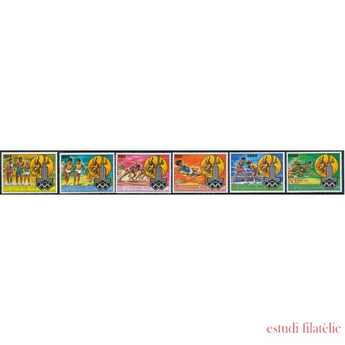 DEP2 Rep. Centroafricana  Nº 427/30 + A224/25   MNH