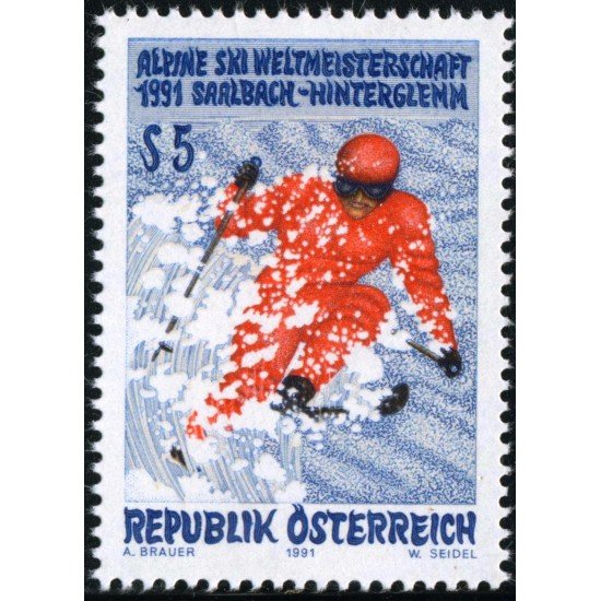 DEP2 Öesterreich Austria Nº 1843 1991 MNH DEP2 Öesterreich Austria Nº 1843 1991 MNH
