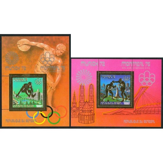 DEP2 Senegal HB 605 y 614 MNH DEP2 Senegal HB 605 y 614 MNH