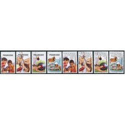 DEP2 Tonga 760/63 + Viñetas MNH DEP2 Tonga 760/63 + Viñetas MNH