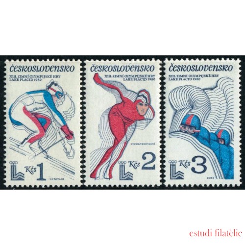 DEP2  Checoslovaquia  Czechoslovakia Nº 2368/70  1980  MNH