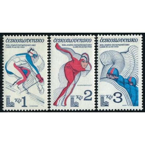 DEP2 Checoslovaquia Czechoslovakia Nº 2368/70 1980 MNH DEP2 Checoslovaquia Czechoslovakia Nº 2368/70 1980 MNH