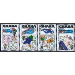 DEP2 Ghana 1322/25 + HB 186   MNH