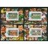 DEP3  Rep. Centroafricana  HB 436/44 + A234/35 + HB 45  MNH