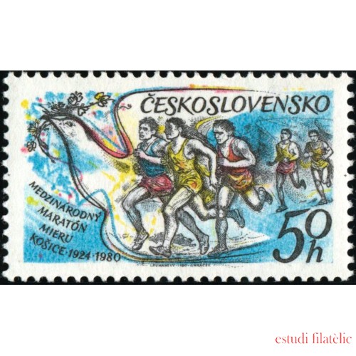 DEP3  Checoslovaquía  Czechoslovakia Nº 2375  1980  MNH