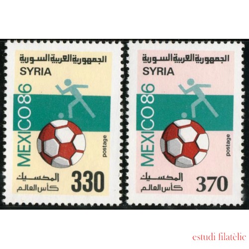 DEP3 Siria Sirya 756/57  1986  MNH