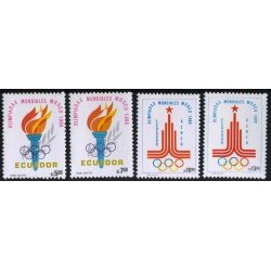 Ecuador 996/97 + A -712/13 1980 Juegos olímpicos Olympic Games Moscú MNH Ecuador 996/97 + A -712/13 1980 Juegos olímpicos Olympic Games Moscú MNH