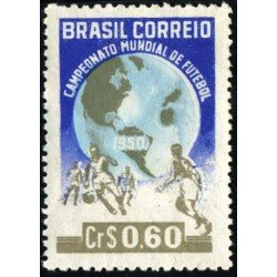 Brasil Brazil 484 1950 Campeonato Mundial de Fútbol MNH Brasil Brazil 484 1950 Campeonato Mundial de Fútbol MNH