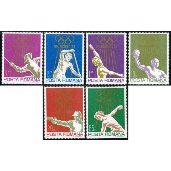 DEP3  Rumanía  Romania  Nº 2698/03  1972  MNH