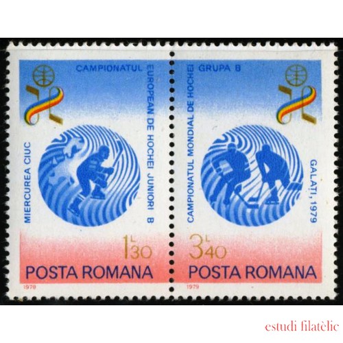 DEP4  Rumanía  Romania  Nº 3155/56  1979  MNH
