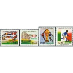 DEP4 El Salvador 981/84 1986 Copa del mundo de fútbol México 86 MNH