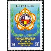 DEP4  Chile 508 1978 Consejo Internacional de deporte militar MNH
