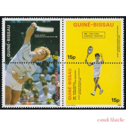 DEP4  Guinea Bissau 395/98  1986   MNH