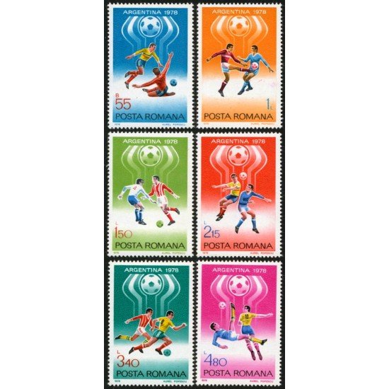 DEP4 Rumanía Romania Nº 3094/99 1978 MNH DEP4 Rumanía Romania Nº 3094/99 1978 MNH