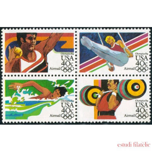 DEP4  Estados Unidos USA  Nº  A 95/98  1984   MNH